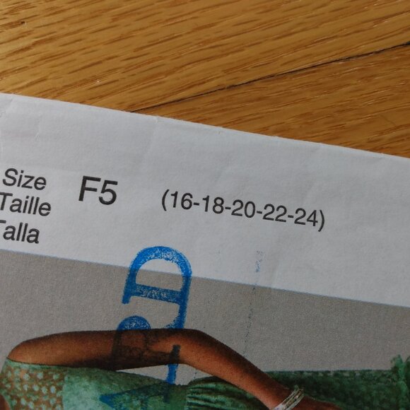 Semi-Formal Dress Sewing Pattern Plus Size 16-24 Formal Sheer Overlay 6893 - Picture 2 of 10